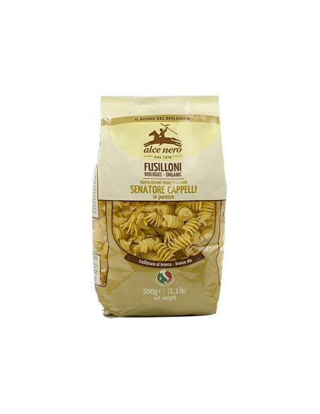 Organic Alce Nero Fusilli Senatore Cappelli Pasta