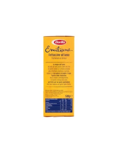 Barilla Emiliane 430 Egg Fettuccine - 500 gr - Free shipping delivered to EUROPE and UK