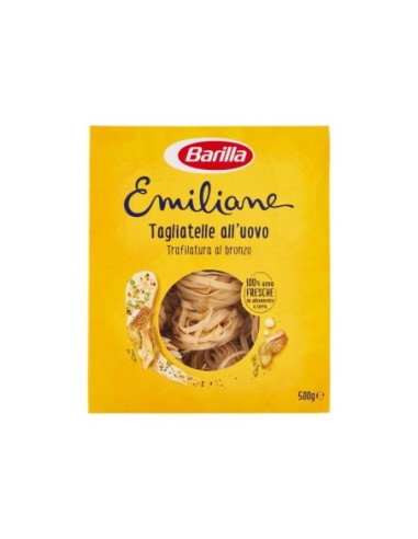 Barilla Emiliane Tagliatelle aux Oeufs - 500 gr - Livraison gratuite en EUROPE et au Royaume-Uni