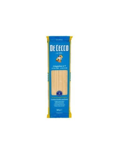 De Cecco 7 Linguine - 500 g - Livraison gratuite en EUROPE et au Royaume-Uni