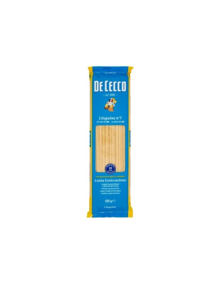De Cecco 7 Linguine - 500 g - Livraison gratuite en EUROPE et au Royaume-Uni