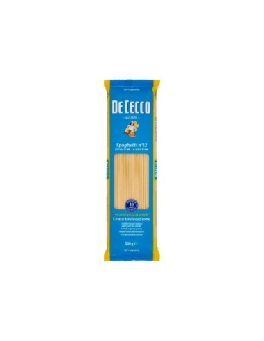 De Cecco 12 Spaghetti - 500 gr - Spedizione gratuita consegnata in EUROPA e UK