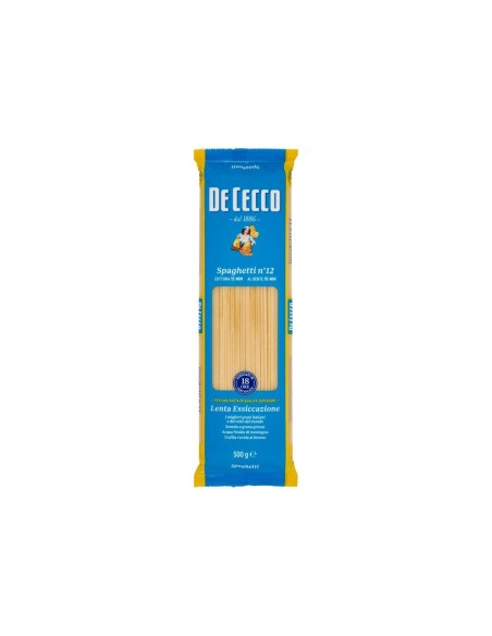 De Cecco 12 Spaghetti - 500 gr - Spedizione gratuita consegnata in EUROPA e UK