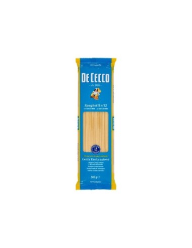 De Cecco 12 Spaghetti - 500 gr - Spedizione gratuita consegnata in EUROPA e UK