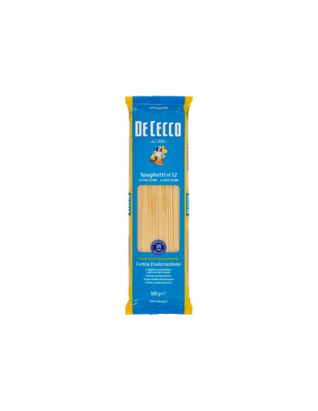 De Cecco 12 Spaghetti - 500 gr - Spedizione gratuita consegnata in EUROPA e UK