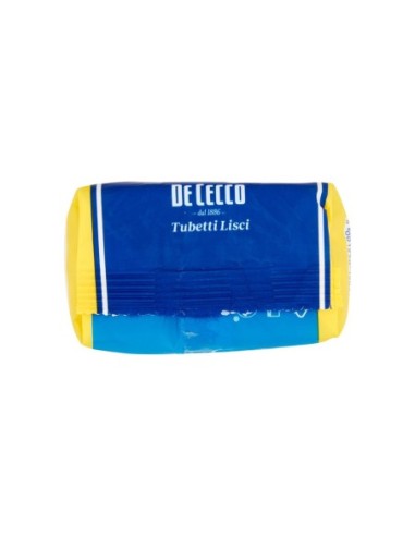 De Cecco 62 Tubetti Lisci - 500 gr - Free shipping delivered to EUROPE and UK