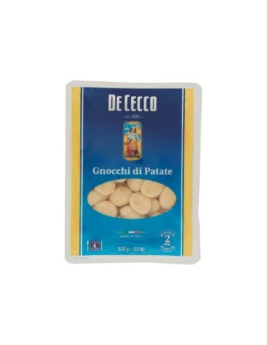 De Cecco Gnocchi di Patate - 500 gr - Spedizione gratuita consegnata in EUROPA e UK