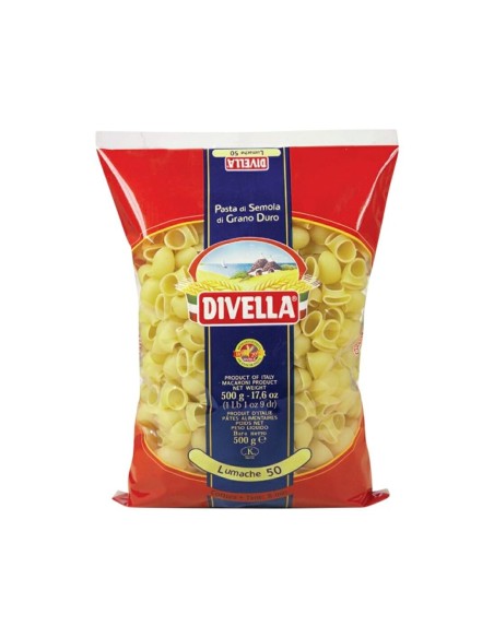 Divella 50 Lumache - 500 gr - Free shipping delivered to EUROPE and UK