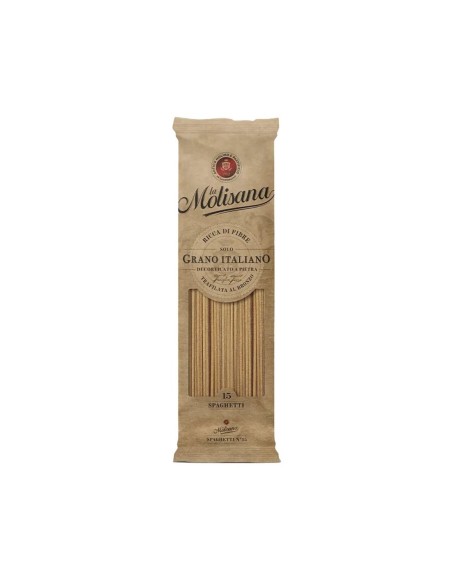 La Molisana 15 Wholewheat Spaghetti - 500 gr - Free shipping delivered to EUROPE and UK