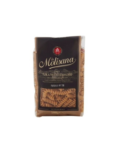La Molisana 28 Fusilli Integrali - 500 gr - Spedizione gratuita consegnata in EUROPA e UK