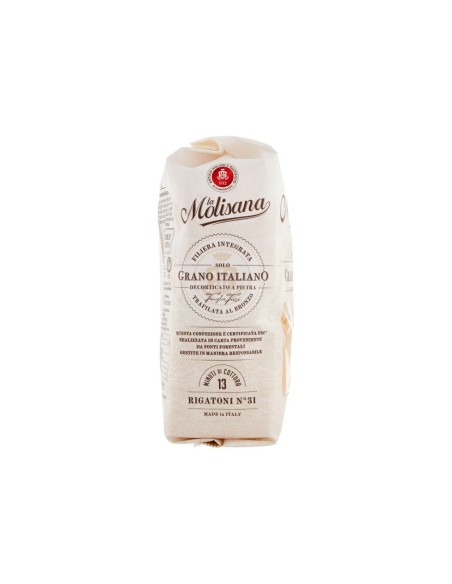 La Molisana 31 Rigatoni - 500 gr - Livraison gratuite en EUROPE et au Royaume-Uni
