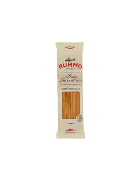 Rummo 5 Spaghetti Grossi - 500 gr - Spedizione gratuita consegnata in EUROPA e UK