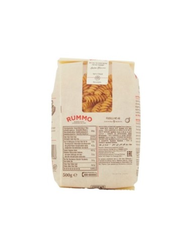 Rummo 48 Fusilli - 500 gr - Livraison gratuite en EUROPE et au Royaume-Uni