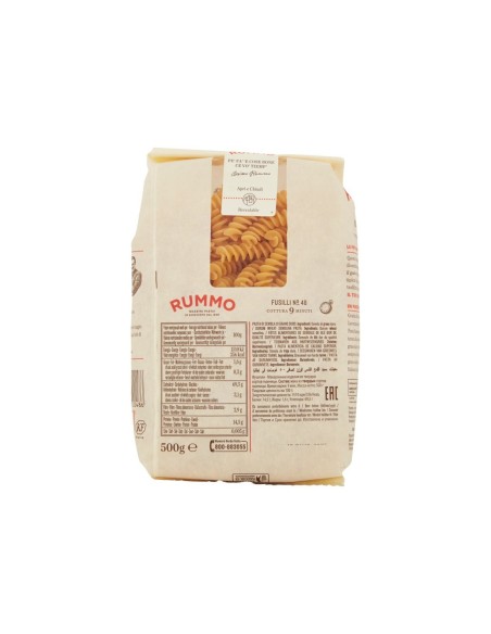 Rummo 48 Fusilli - 500 gr - Livraison gratuite en EUROPE et au Royaume-Uni