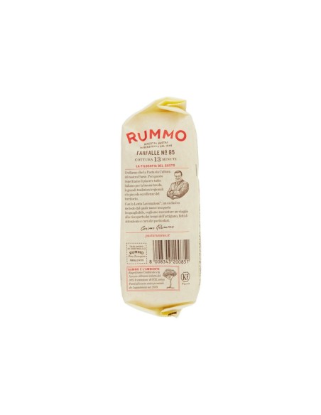 Rummo 85 Farfalle - 500 gr - Livraison gratuite en EUROPE et au Royaume-Uni