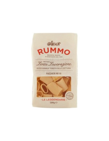 Rummo 111 Paccheri Lisci Specialità - 500 gr - Spedizione gratuita consegnata in EUROPA e UK