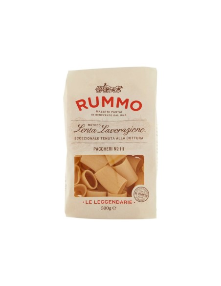 Rummo 111 Paccheri Lisci Specialità - 500 gr - Spedizione gratuita consegnata in EUROPA e UK