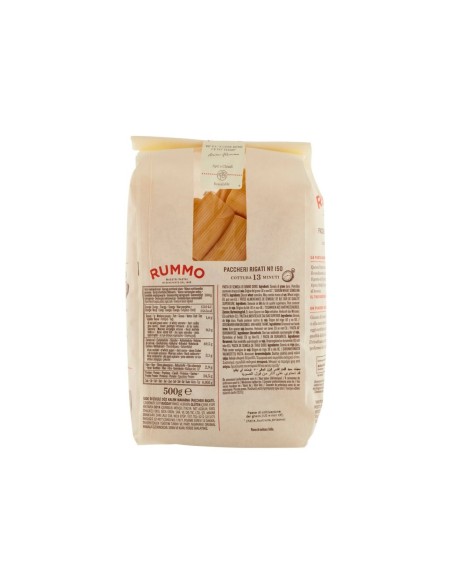 Rummo 150 Paccheri Rigati Specialità - 500 gr - Free shipping delivered to EUROPE and UK