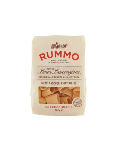 Rummo 152 Mezzi Paccheri Rigati Specialità - 500 gr - Free shipping delivered to EUROPE and UK