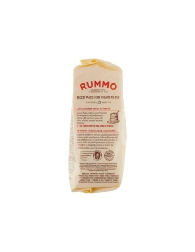Rummo 152 Mezzi Paccheri Rigati Specialità - 500 gr - Free shipping delivered to EUROPE and UK