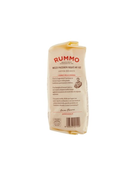 Rummo 152 Mezzi Paccheri Rigati Specialità - 500 gr - Free shipping delivered to EUROPE and UK