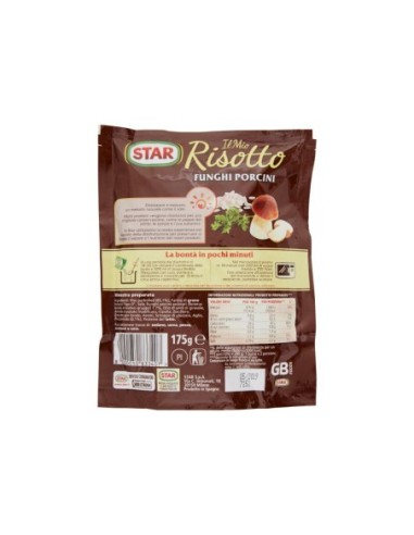 Ster Risotto Porcini Champignons - 175 gr - Gratis verzending naar Europa en Groot-Brittannië