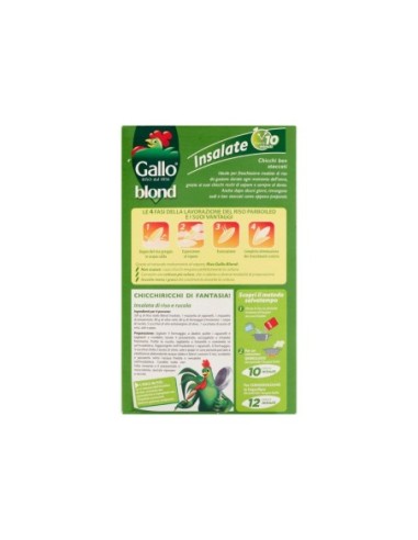 Gallo Rice Blond Salads - 1Kg - Free shipping delivered to EUROPE and UK
