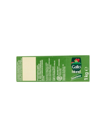 Gallo Rice Blond Salads - 1Kg - Free shipping delivered to EUROPE and UK