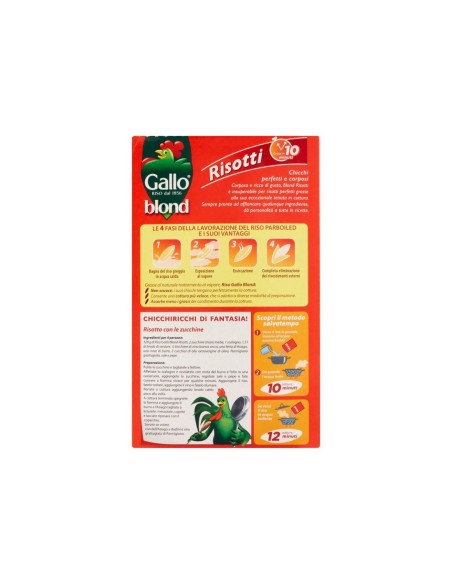 Gallo Rijst Blonde Risotti - 1Kg - Gratis verzending naar Europa en Groot-Brittannië