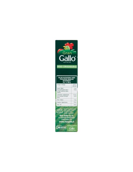 Gallo Riso Originario - 1 Kg - Spedizione gratuita consegnata in EUROPA e UK