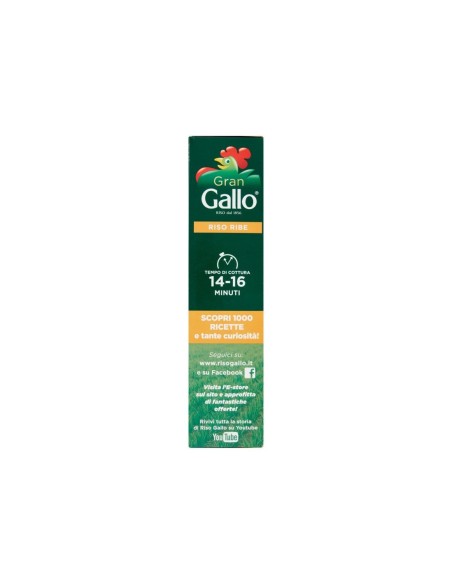 Gallo Riso Ribe - 1Kg - Spedizione gratuita consegnata in EUROPA e UK