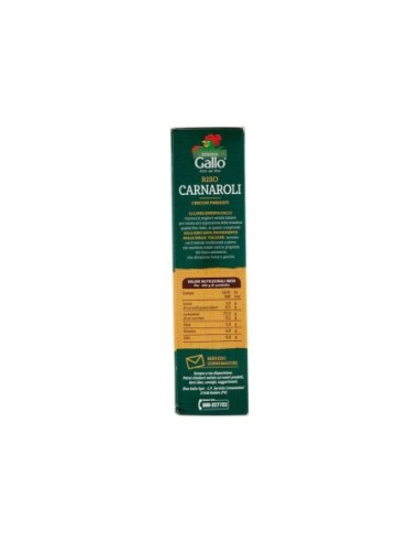 Gallo Riso Carnaroli - 1 Kg - Spedizione gratuita consegnata in EUROPA e UK