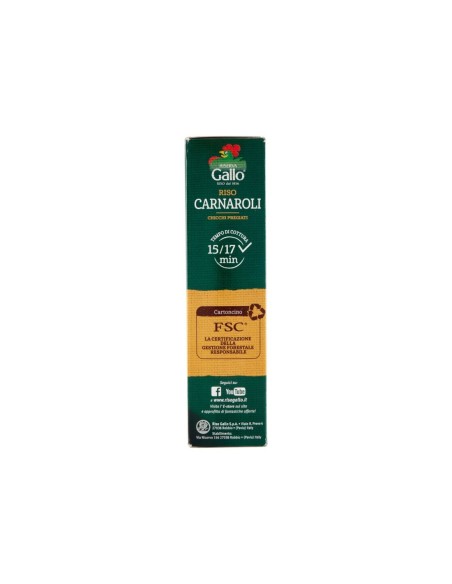 Gallo Riso Carnaroli - 1 Kg - Spedizione gratuita consegnata in EUROPA e UK