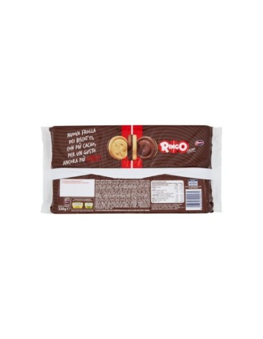 Pavesi Ringo Cacao biscuits family size - 330 gr - Free shipping delivered to EUROPE and UK