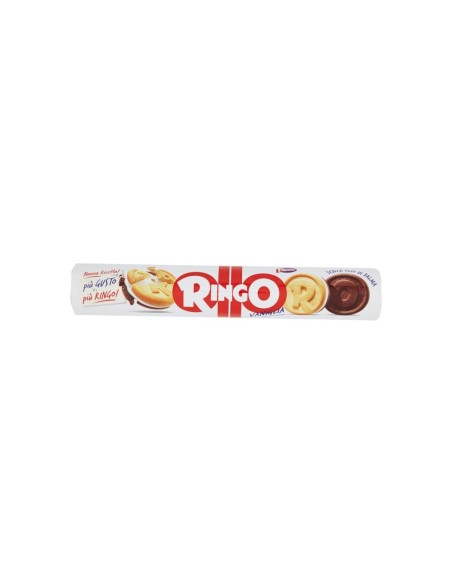 Pavesi Ringo Vanilla Biscuits Tube Pack - 165 gr - Free shipping delivered to EUROPE and UK