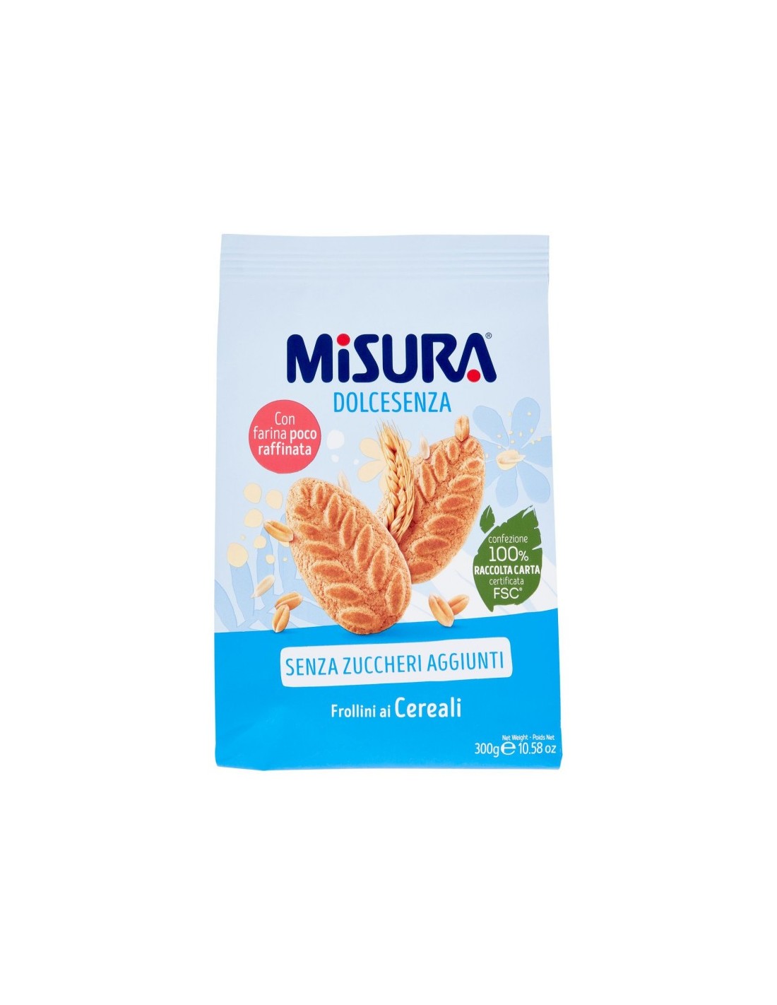 Misura Dolcesenza Cereal Biscuits - 300 gr - Free shipping