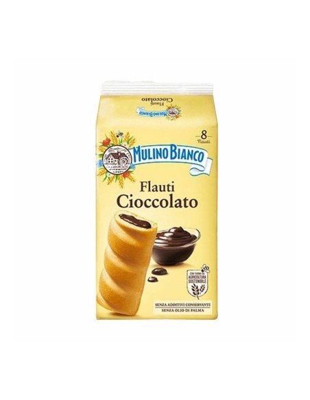 Mulino Bianco Chocolate Flauti - 280 gr - Free shipping delivered to EUROPE and UK