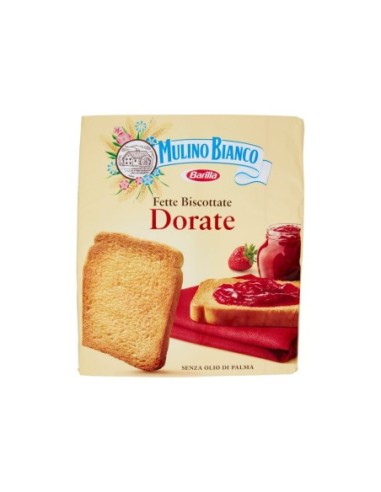 Mulino Bianco Tranches de biscottes Grillé Doré x36 - 315 gr - Livraison gratuite en EUROPE et au Royaume-Uni