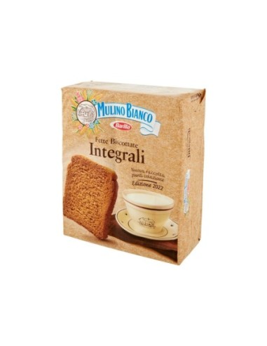 Mulino Bianco Volkoren Beschuit x36 - 315 gr - Gratis verzending naar Europa en Groot-Brittannië