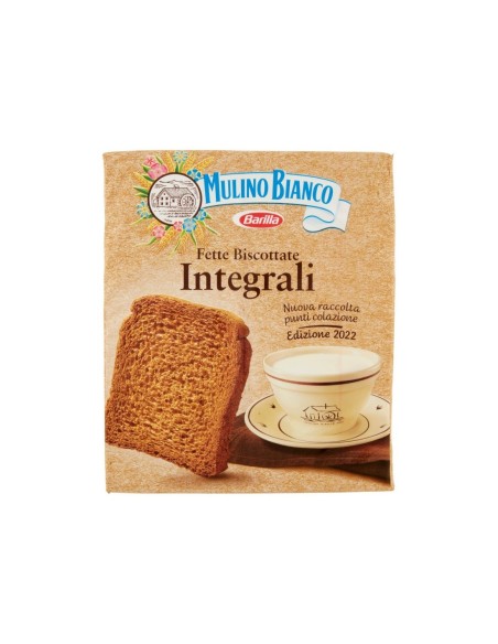 Mulino Bianco Volkoren Beschuit x36 - 315 gr - Gratis verzending naar Europa en Groot-Brittannië