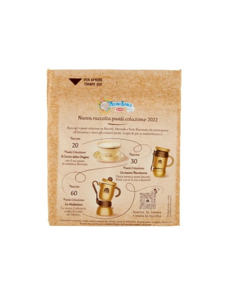 Mulino Bianco Volkoren Beschuit x36 - 315 gr - Gratis verzending naar Europa en Groot-Brittannië