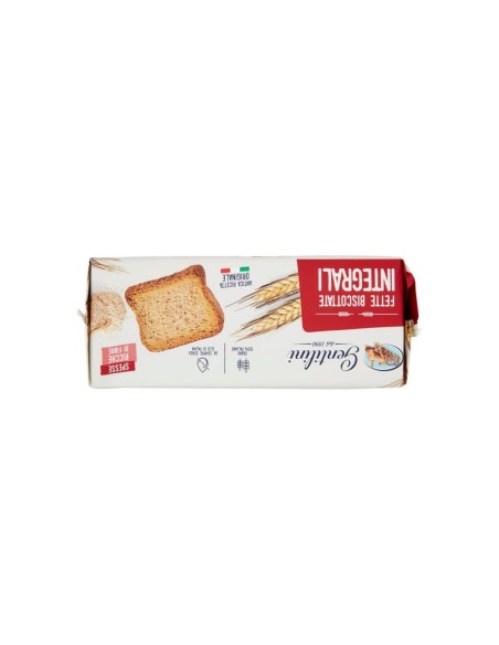 Gentilini Fette Biscottate Integrali - 175 gr - Gratis verzending naar Europa en Groot-Brittannië