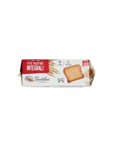 Gentilini Fette Biscottate Integrali - 175 gr - Gratis verzending naar Europa en Groot-Brittannië
