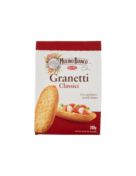 Mulino Bianco Granetti Classici - 280 gr - Spedizione gratuita consegnata in EUROPA e UK