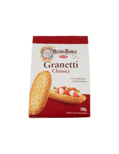 Mulino Bianco Granetti Classici - 280 gr - Spedizione gratuita consegnata in EUROPA e UK
