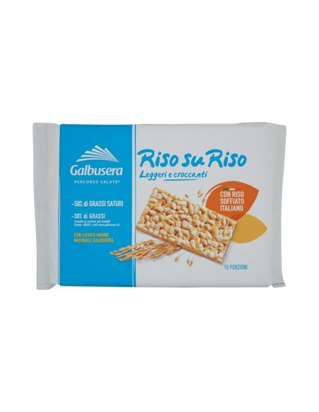 Galbusera RisoSuRiso Cracker - 380 gr - Gratis verzending naar Europa en Groot-Brittannië