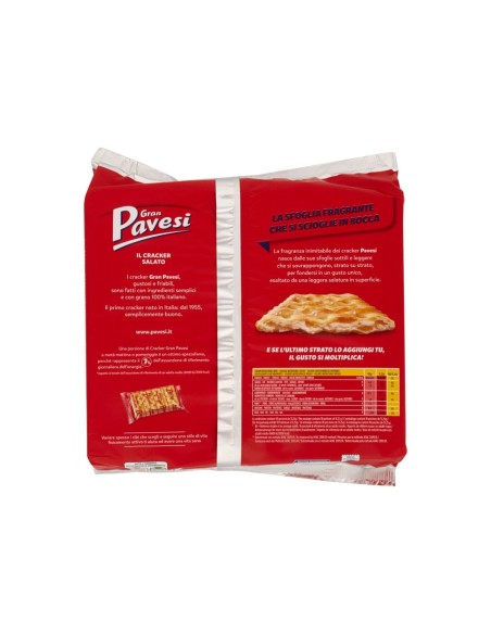 Gran Pavesi Crackers Salati - 560 gr - Spedizione gratuita consegnata in EUROPA e UK
