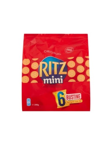 Ritz Mini Multipack 6 stuks - 240 gr - Gratis verzending naar Europa en Groot-Brittannië