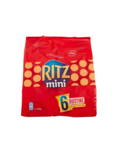 Ritz Mini Multipack 6 pz - 240 gr - Livraison gratuite en EUROPE et au Royaume-Uni