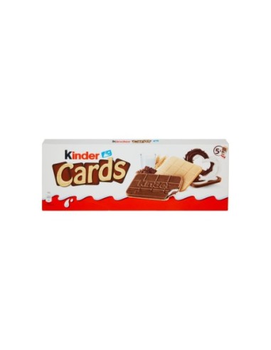 Kinder Cards T2 x 5 - 128 gr - Free shipping delivered to EUROPE and UK